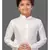 White brocade boys kurta pyjama