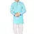 Blue Chikankari boys kurta pyjama