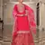 Pink beautiful cotton silk fabric glamorous partywear readymade suit