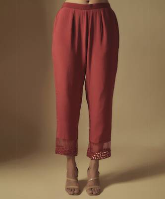 Red kurta set 2