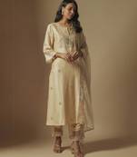 Beige kurta set