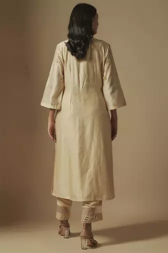 Beige kurta set