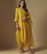 Yellow kurta set