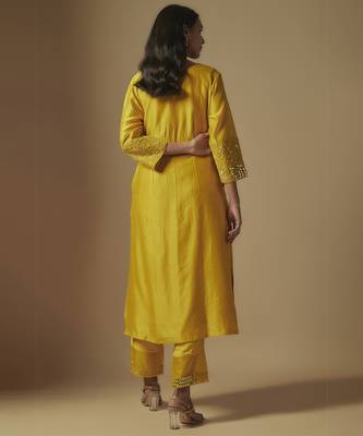 Yellow kurta set 2