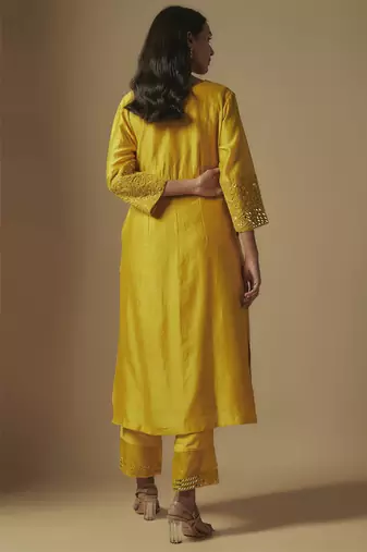 Yellow kurta set