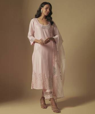 Blush kurta set 1