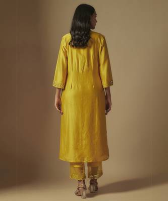 Yellow kurta set 2