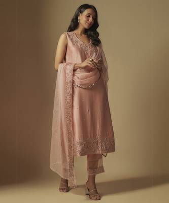 Rosegold kurta set 1