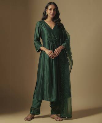 Green kurta set 1