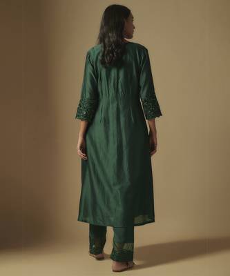Green kurta set 2