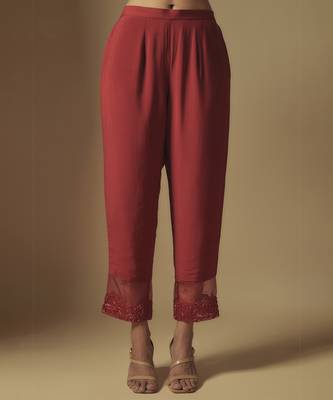 Red kurta set 3