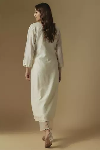 Ivory kurta set