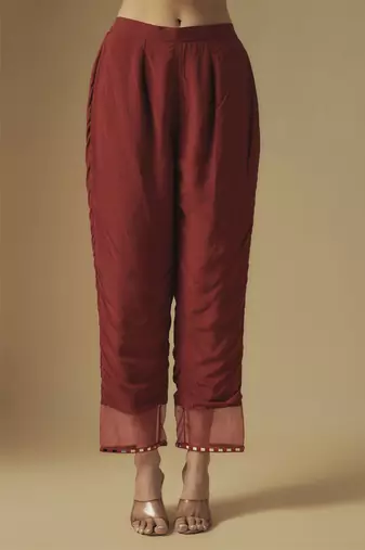 Red kurta set