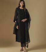 Black kurta set