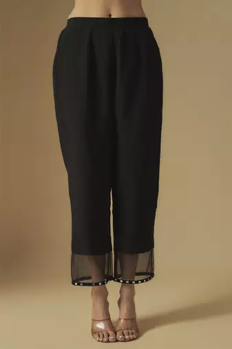 Black kurta set