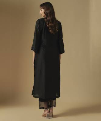 Black kurta set 3
