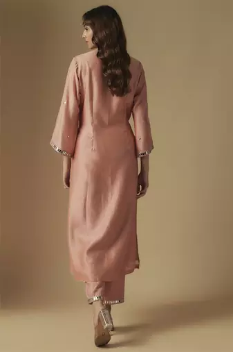 Rose gold kurta set