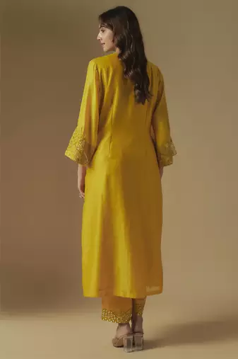 Yellow kurta set