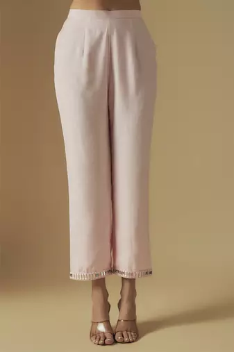 Baby pink kurta set