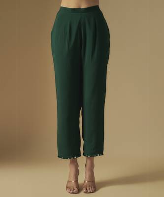 Emerald green kurta set 3