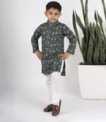 Boys teal kurta payjama set