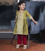 Girls yellow kurta payjama set