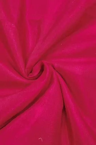 Red heavy organza sequins dress material with  dupatta