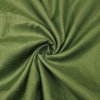 Green gold crush fabric embroidered dress material set 2