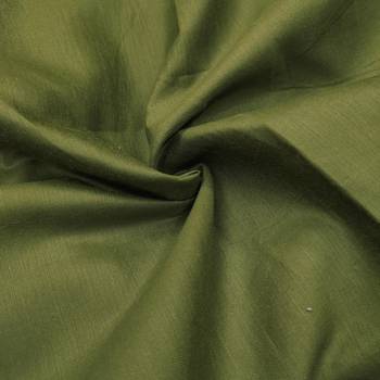 Olive gold crush fabric sequins dress material set 2