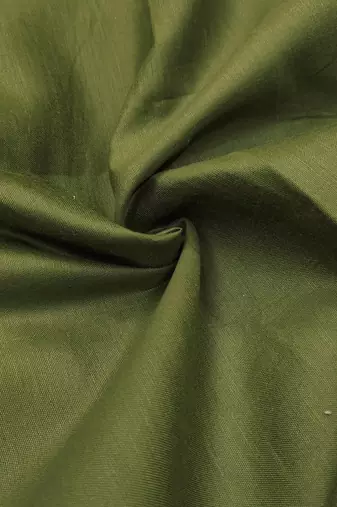 Olive gold crush fabric sequins dress material set