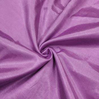 Purple viscose organza fabric handwork dress material set 2