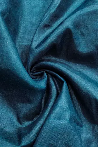 Navy blue viscose organza fabric sequins dress material set