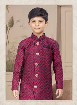 Black computer amrodery all over sherwani stone work indo 2