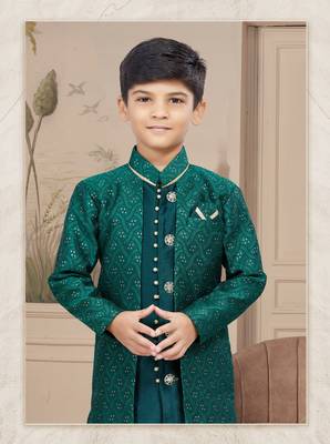 Cheekoo banarsasi jackard with booti zari thread work indo 2