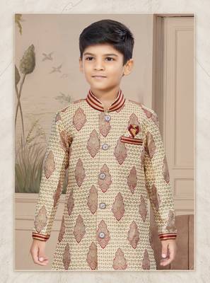 Gold havy jackard with booti zari thread work indo 2