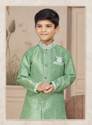 Off white degital printed thread work indo 2