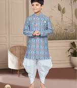 Off white havy  indowestern sherwani with  less work with fansy batton