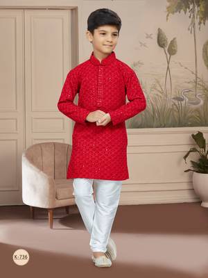 Off white rayon full amrodery with stone and thread work chikankari kurta 1