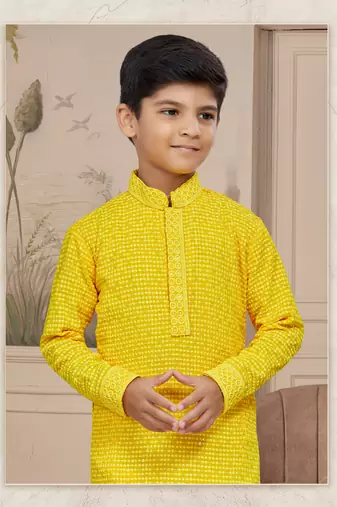 Off white rayon full amrodery with stone and thread work chikankari kurta