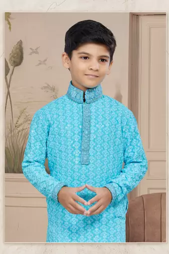 Off white rayon full amrodery with stone and thread work chikankari kurta