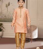 Cheekoo zari booti with thread work kurta pajama