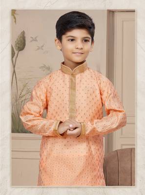 Cheekoo zari booti with thread work kurta pajama 2