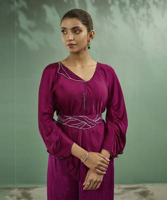Plum pink co ord set 2