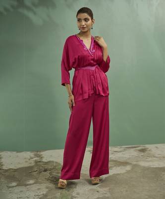 Fuschia pink co-ord set 5