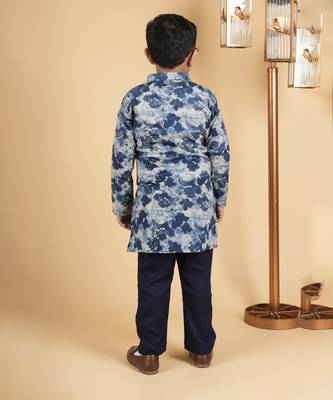 Boys blue kurta payjama set 3