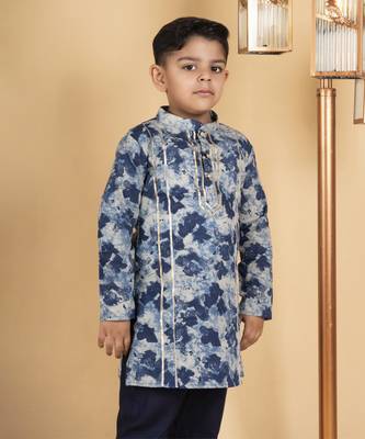 Boys blue kurta payjama set 4