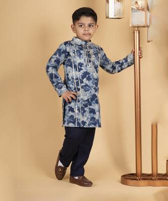 Boys blue kurta payjama set 1