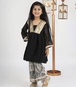 Girls black & gold coord set