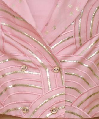 Bollywood  Pink stylish jacket and pant with bustier set for girls 5