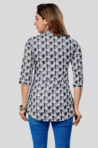  rayon printed short kurti